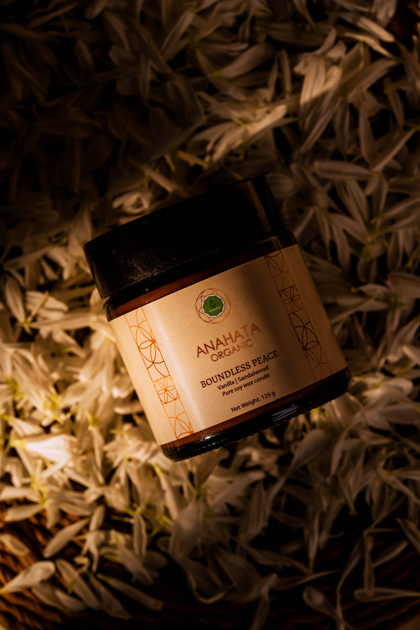 Boundless Peace | Pure Soy Wax Candle | Vanilla & Sandalwood - Anahata Organic