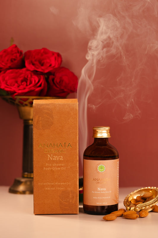 NAVA Pre-shower Body Glow Oil - Anahata Organic