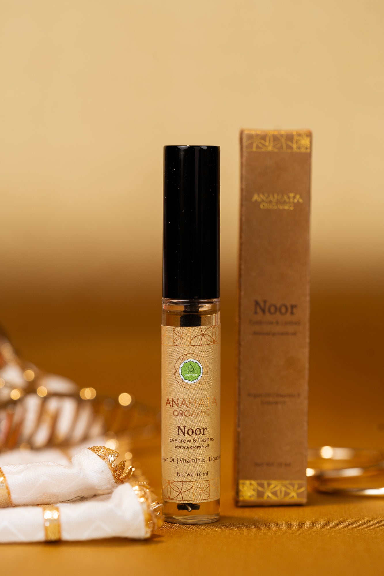 NOOR Natural Eyebrows & Eyelashes Growth Oil - Anahata Organic