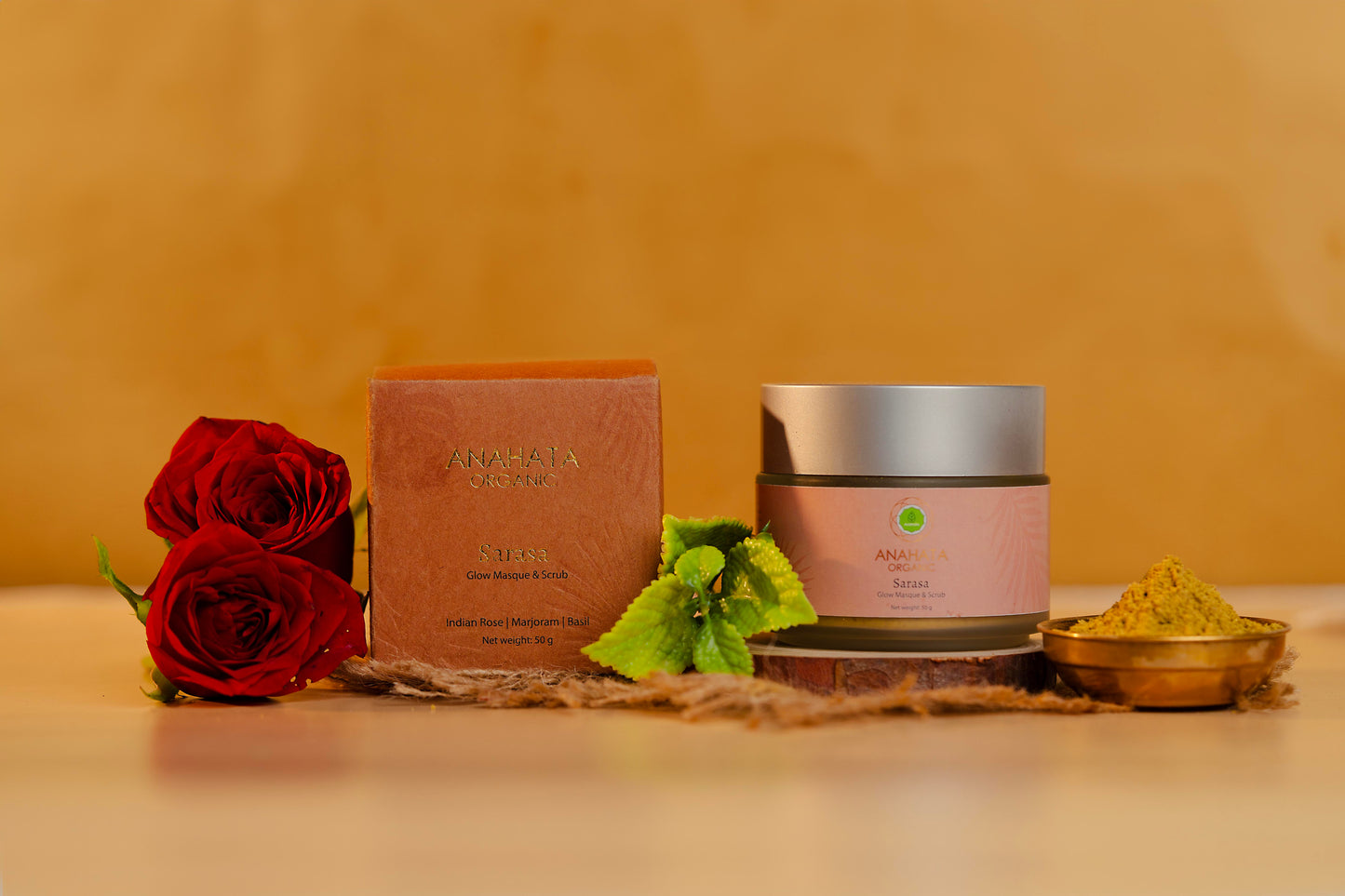 SARASA Glow Mask & Scrub - Anahata Organic 3