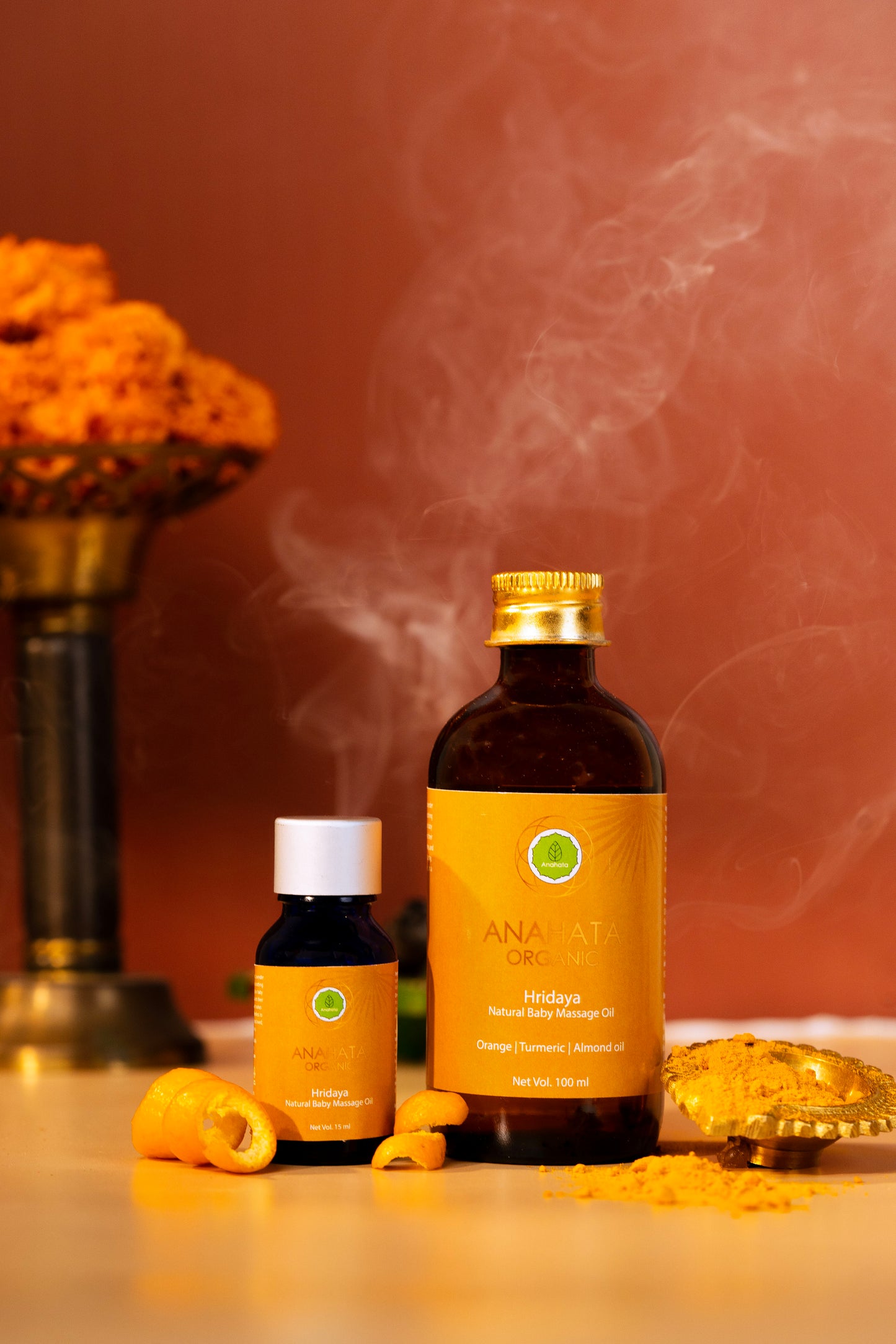 HRIDAYA Natural Baby Massage Oil - Anahata Organic