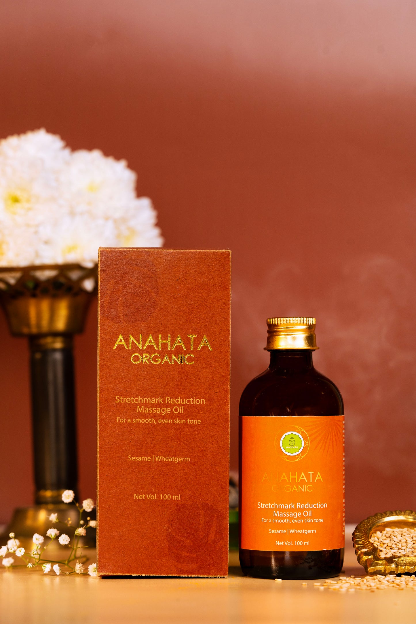 STRETCHMARK REDUCTION MASSAGE OIL - Anahata Organic