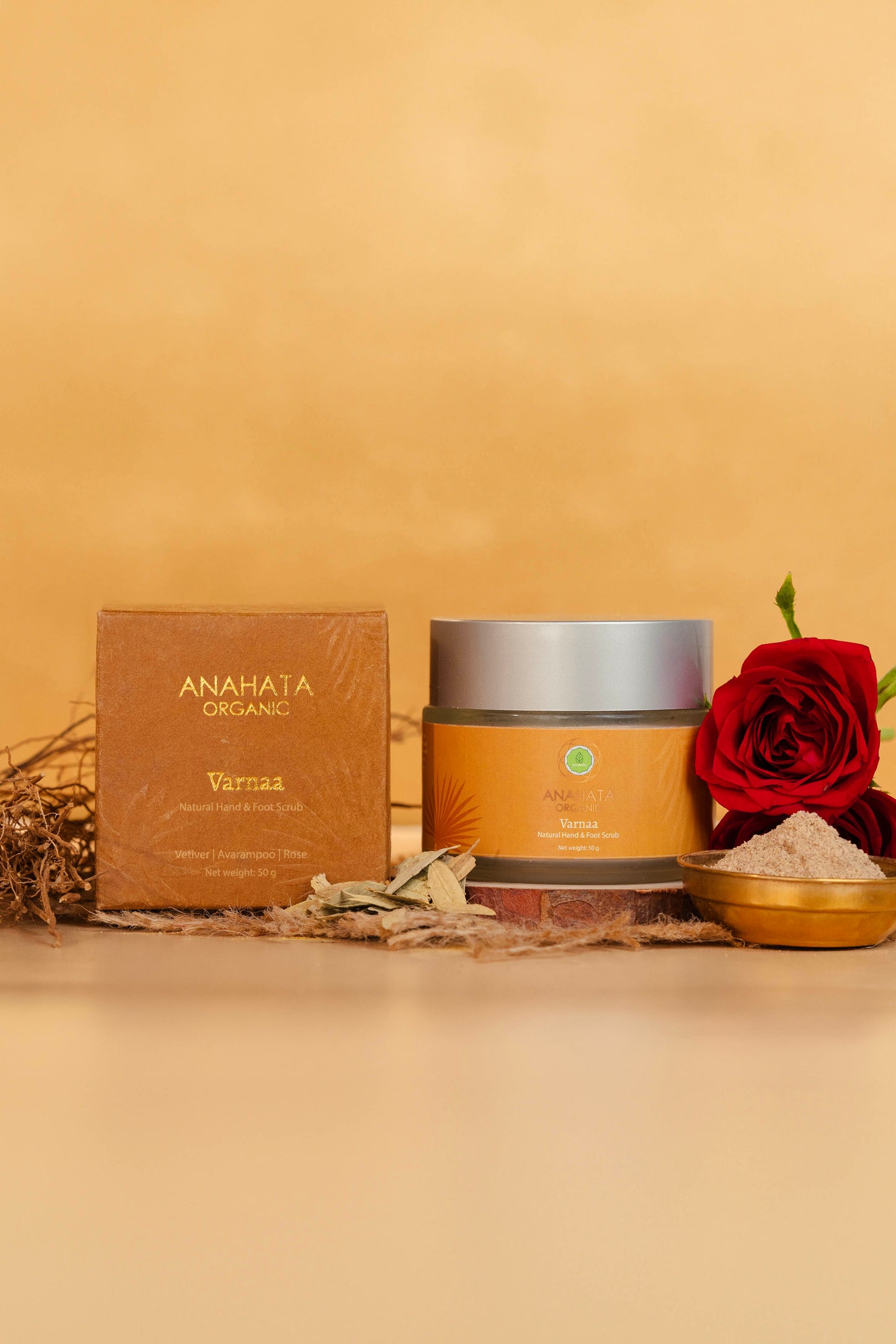 VARNAA Natural Hand & Foot Scrub - Anahata Organic