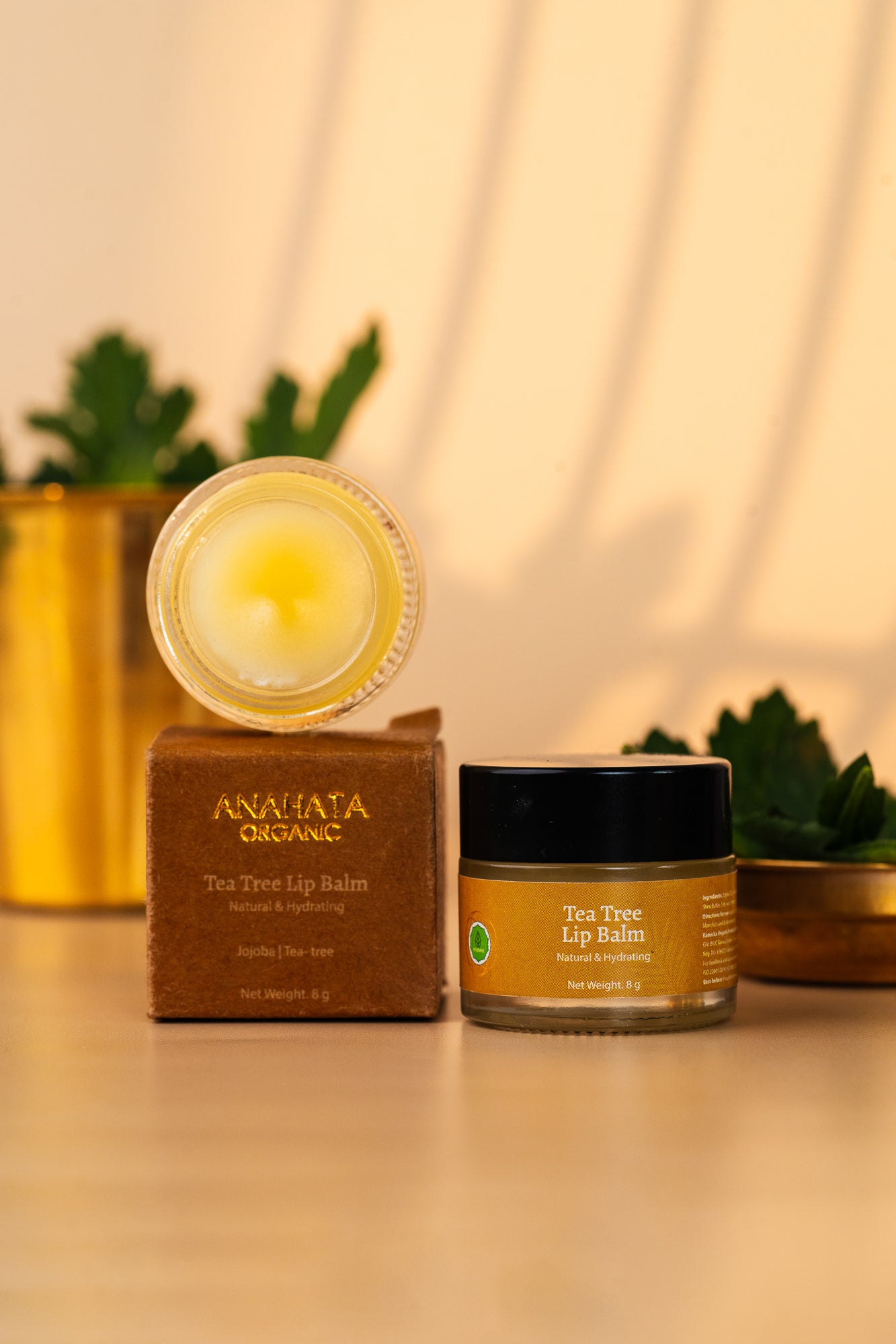 TEA TREE LIP BALM Natural & Hydrating - Anahata Organic