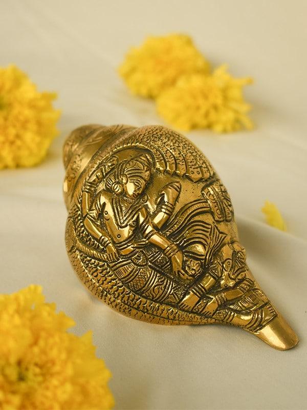 Brass Ornate Conch