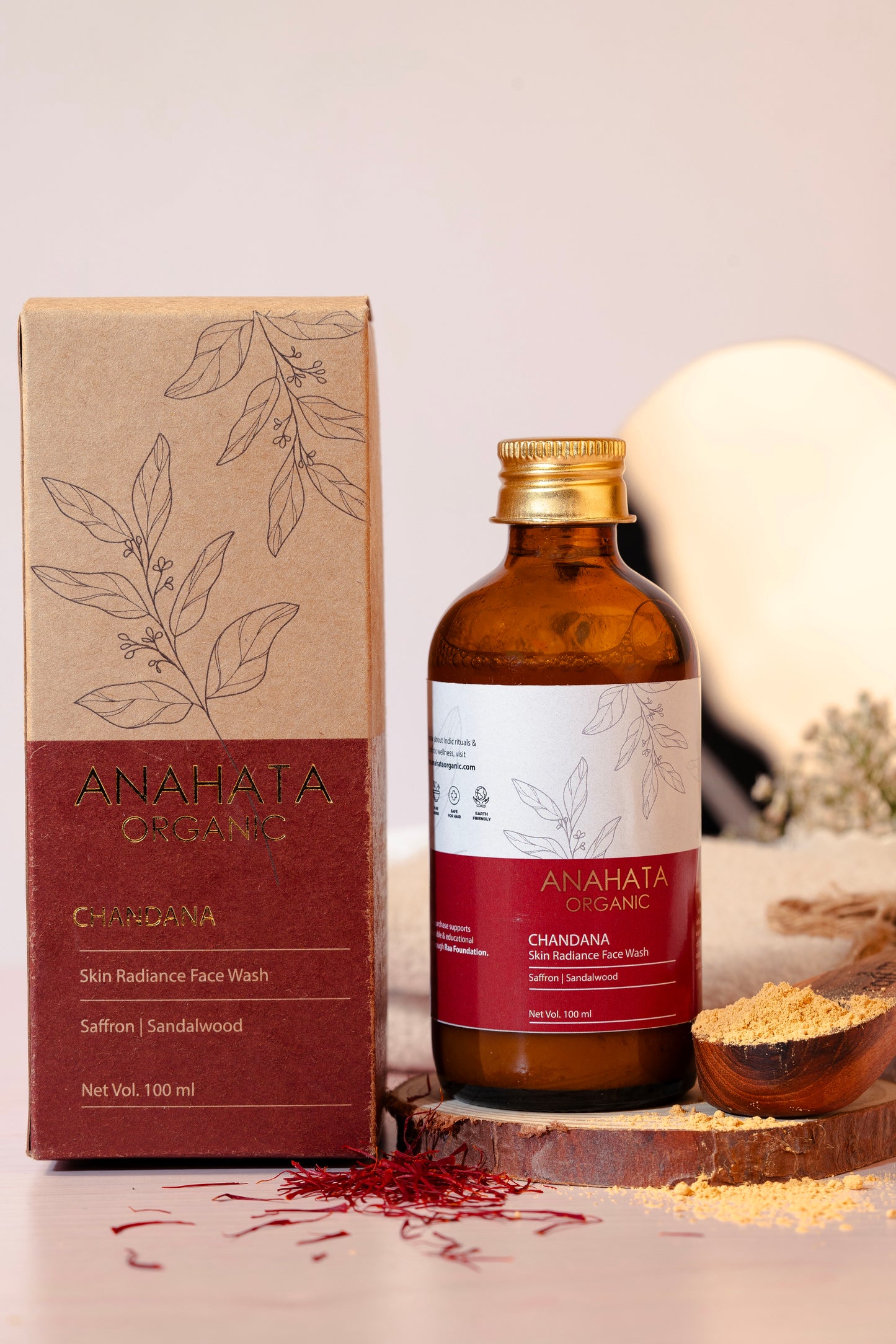 Chandana Skin Radiance Face Wash  - Anahata Organic