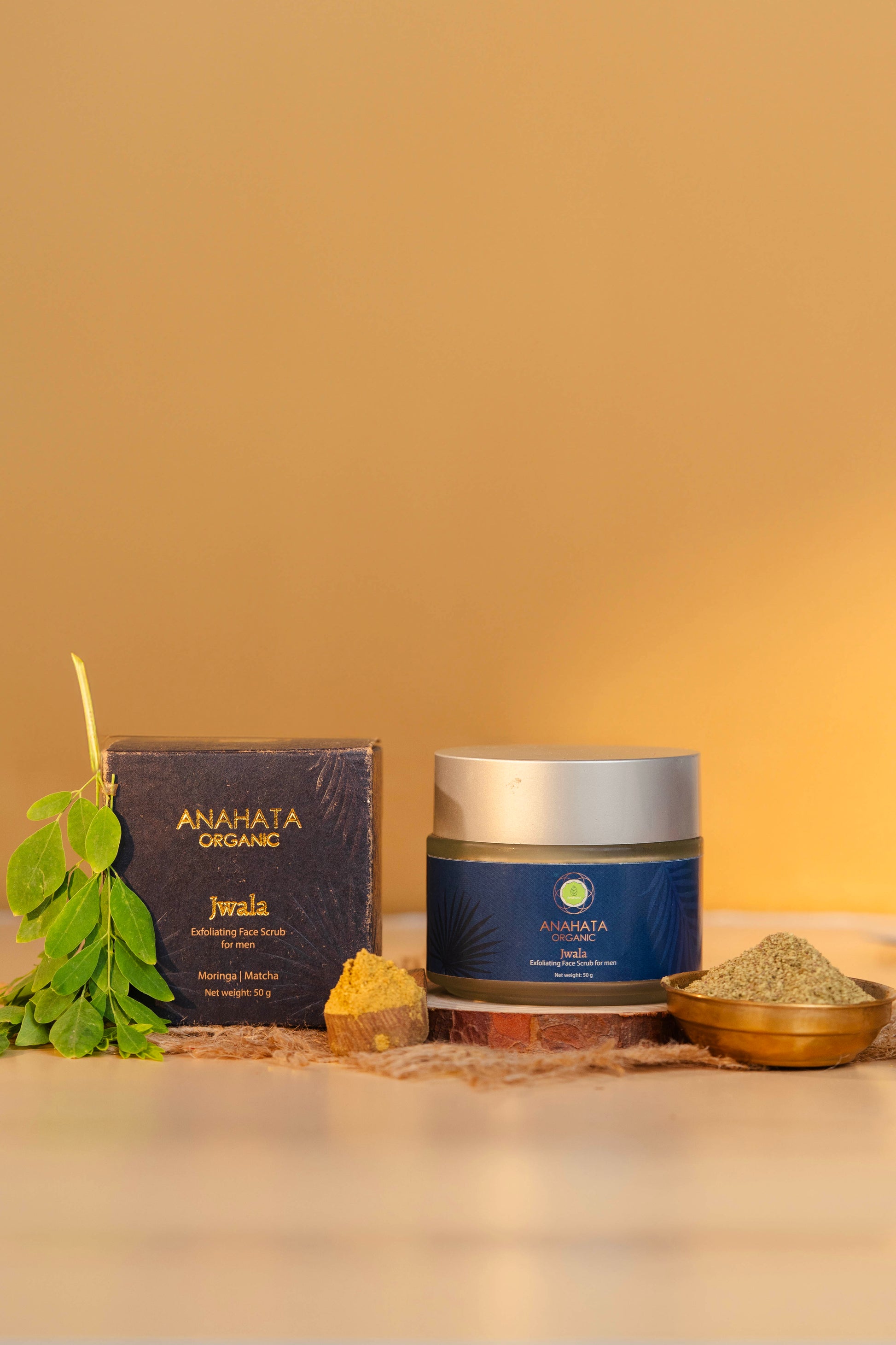 JWALA Natural Face Scrub for Men - Anahata Organic