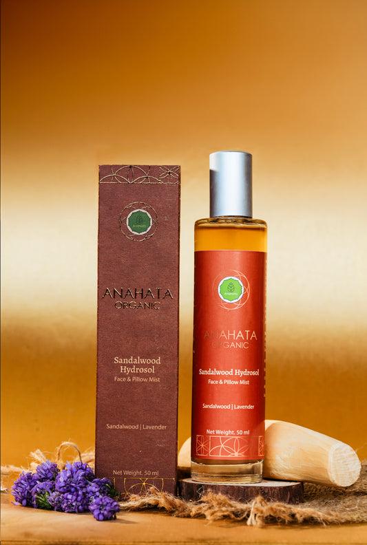 SANDALWOOD HYDROSOL Face & Pillow Mist  - Anahata Organic