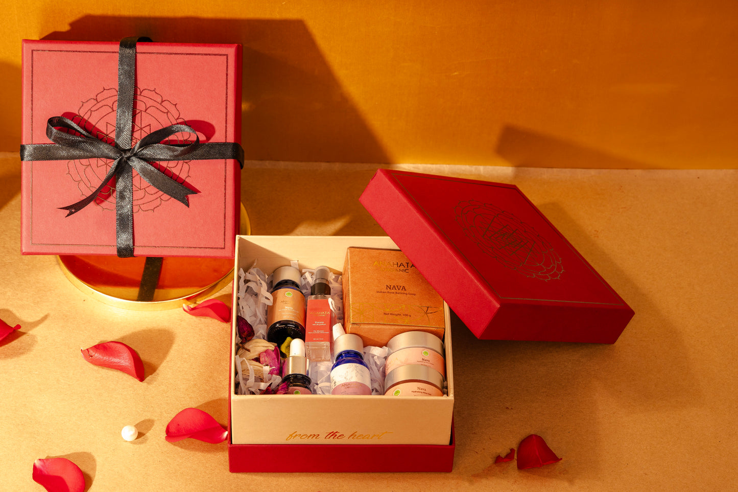 Red Mandala Box - Skin Glow Gift Hamper