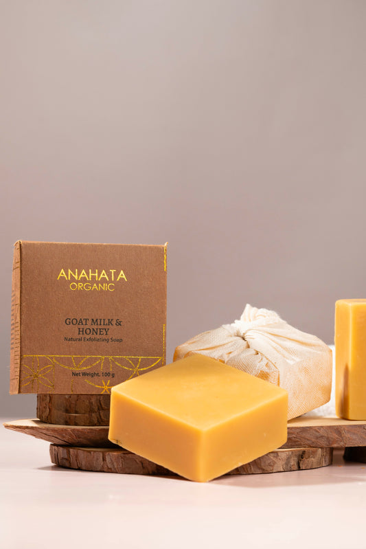 Natural Bathing Soap Goat Milk & Honey - Anahata Organic