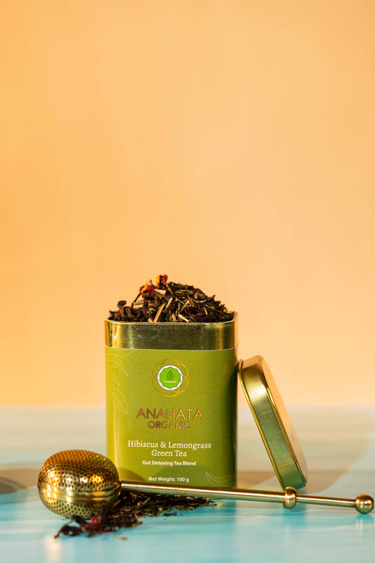 Hibiscus & Lemongrass Green Tea - Anahata Organic
