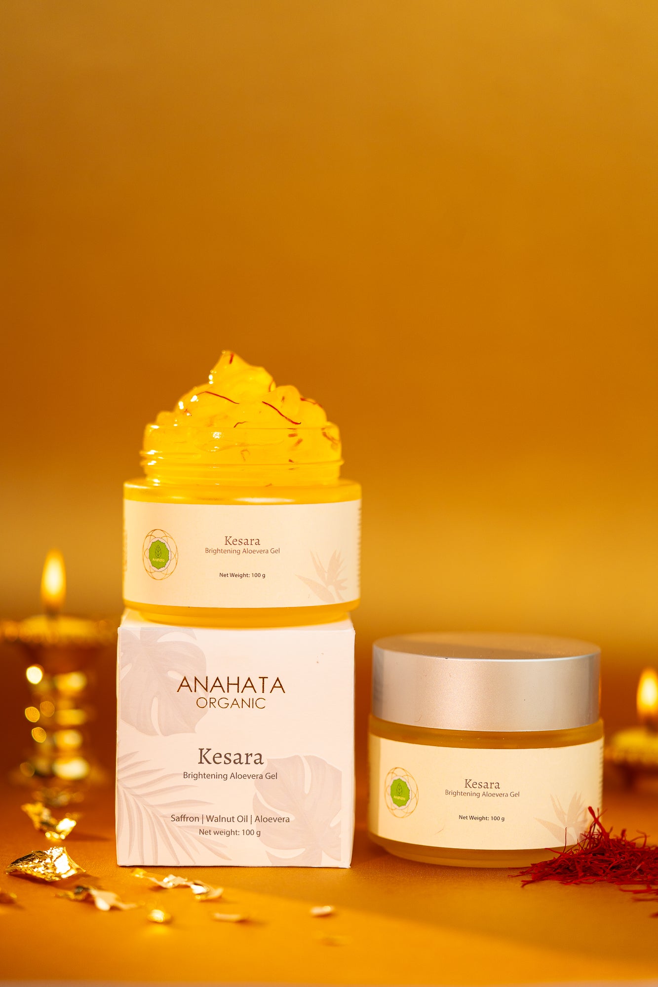 KESARA Brightening Aloevera Gel - Anahata Organic
