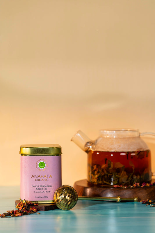Rose & Cinnamon Green Tea - Anahata Organic